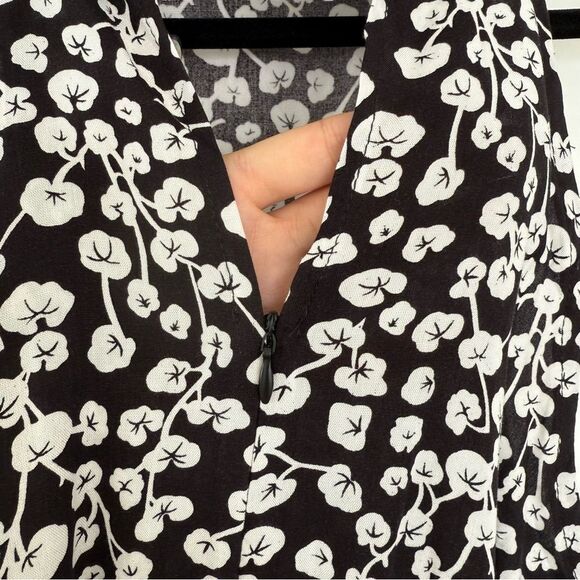 NEW LAVINA | Black and White Floral Dress - Picture 6 of 13